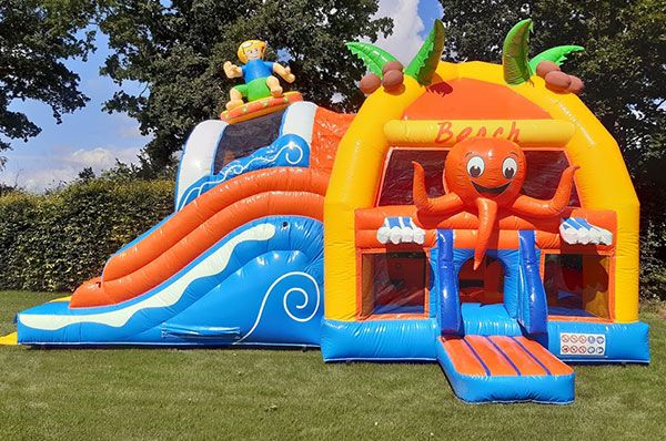 voorzetsel Verhoogd deze Multifun Beach | Springkussens Huren | Crazy Air