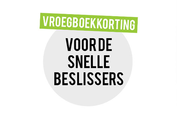 vroegboekkorting